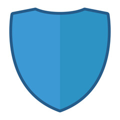 Emblem blank icon shield protection shield