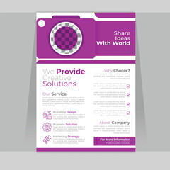 We provide creative solutions for business growth flyer design