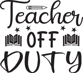 Teacher Svg Design