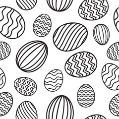 Beautiful Easter Pattern. Hq fully editable vector.