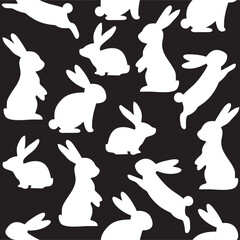 Beautiful Easter Pattern. Hq fully editable vector.