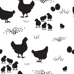 Beautiful Easter Pattern. Hq fully editable vector.