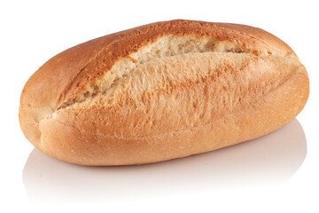 A loaf of fresh wheat bread.