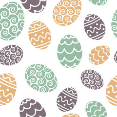 Beautiful Easter Pattern. Hq fully editable vector.