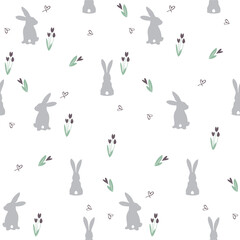Beautiful Easter Pattern. Hq fully editable vector.