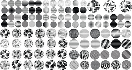 Fototapeta premium Set of spheres . Lines constructed transparent sphere .Vector .Technology sphere Logo . Design element for posters, social media, templates, flyers, brochures . Abstract trendy transparent circles
