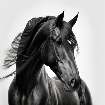 horse jpg illustration AI