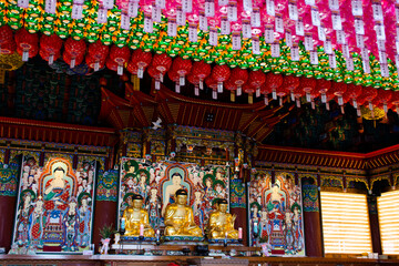 Haedong Yonggungsa temple or Yonggung shrine for korean people foreign travelers travel visit and...