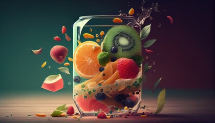 bote de fruta