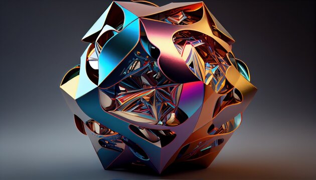 poliedro de metal