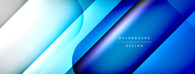 Shadow lines vector techno banner and light effects. Techno Illustration For Wallpaper, Banner, Background, Card, Book Illustration, landing page