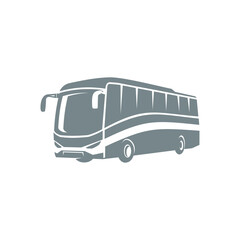 Travel Bus Logo Template with white Background. Suitable for your design need, logo, illustration, animation, etc. 