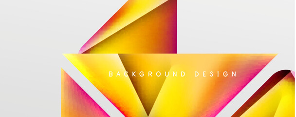 Triangle fluid color gradient abstract background. Vector Illustration For Wallpaper, Banner, Background, Card, Book Illustration, landing page