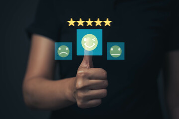 The after-service rating concept to assess the satisfaction of those receiving services.
