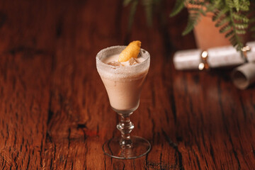 chocolate with whipped cream