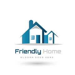 Fototapeta premium Home Logo Template. Vector Illustrator Eps.10