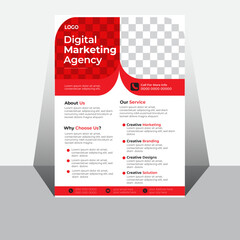 Corporate creative colorful business flyer template design , abstract business flyer,
 vector template design or business poster template design