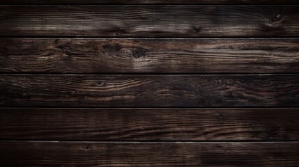Dark Brown Wood Texture Background - generative AI	