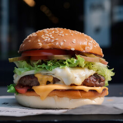 Un hamburger