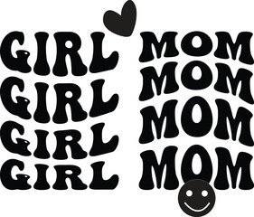 Retro Mom Svg Design