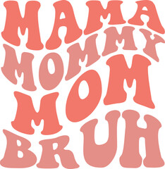 Retro Mom Svg Design