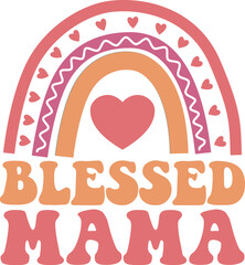 Retro Mom Svg Design