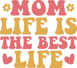 Retro Mom Svg Design