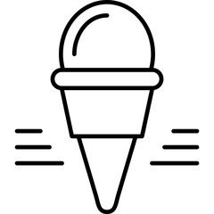 Fototapeta na wymiar Ice Cream Icon