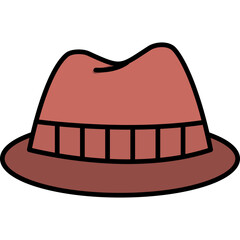 Fedora Hat Icon