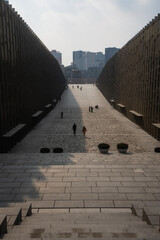 Ewha Womans University a private women's university in Seoul during winter morning at Seodaemun-gu , Seoul South Korea : 5 February 2023