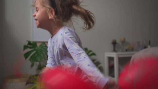 Child Shouting Loud. Crazy Shocked, Going Mad and Emotional Little Girl. Young Funny Girl Yelling Screaming. Upset Child Scream Loudly. Attention Deficit Hyperactivity Disorder.