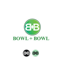 letter B B initial logo design colorful illustration template