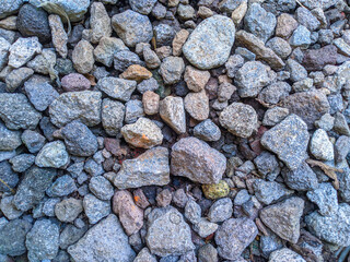 tiny little granite slabs on the ground