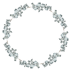 Floral wreath watercolor