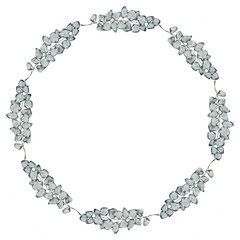 Floral wreath watercolor