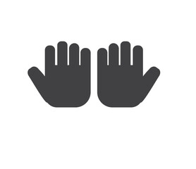 Obraz premium hand with gloves vector illustrator