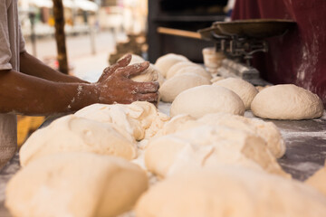 yeast dough for baking bread