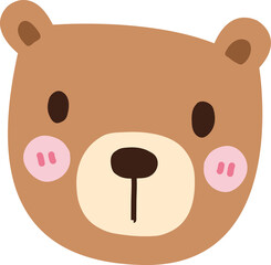 Bear Cute Animal Cartoon Illustration