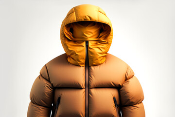 A down jacket is a type of outerwear made from feathers of geese or ducks, known as down. These feathers provide excellent insulation, trapping heat and keeping the wearer warm. AI generative