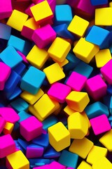CMYK color cubes