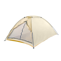 Camping tent isolated on transparent background
