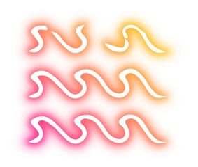 Obraz premium Collection of Travel neon