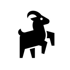 Goat Logo. Icon design. Template elements