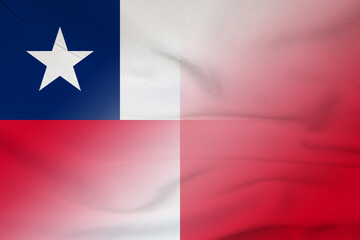 Chile and Malta official flag international negotiation MLT CHN