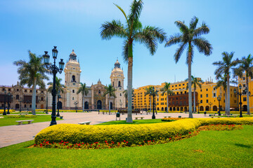 Plaza de Armas in Lima, Peru