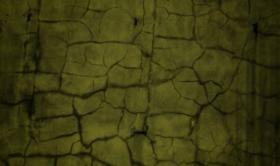 cracked and mossy wall background, polished gray concrete grunge textured wall, rough wall texture background, damaged dirty mossy wall surface.