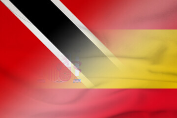 Trinidad and Tobago and Spain government flag international contract ESP TTO