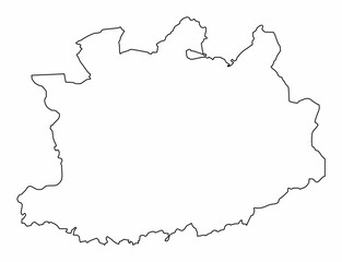 Antwerp outline map