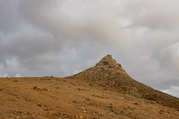 Peek of a mountain, Fuerteventura, Spain