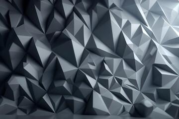 Abstract Gray Background with Triangle Pattern